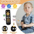 6 Orzbow Baby Remote Control Toy for Months+ with Music, TV Remote Toy with Realistic Light and Sound - English, French