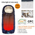 Cozy Yobee Universal Fleece Stroller Footmuff, Winter Outdoor Tour Waterproof Baby Sleeping Bag, Anti-Slip, Adaptable