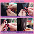 Cleboen 35PCS Playset 3 4 5 6 7 8+ Hair Styling Doll Head Makeup Kit for Girls Toys, Kids Hair Salon Pretend