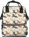 TZTTZT Cool Colorful Horse Print Diaper Bag Backpack, Toddler Baby Girl Boy Diaper