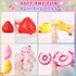 20Pcs Pack (11big+9small) Taba Squishy Fidget Toys, Include Squishies Chick, Cat Paws, Hamster, Strawberry Toys