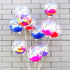 25 PCs Clear Bobo Balloons: 12 inches Transparent Bubble Balloons for Light Up LED, Christmas, Party Events, Weddings