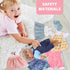 8 pcs Girl Doll Clothes and Accessories Gift - 12 Inch Dolls Dress Outfits, 6 Complete Sets of Cloak, Pajamas, Onesies