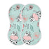 Kigai Cow Muslin Baby Burp Cloths, Large Absorbent Cotton Muslin Burp Cloths