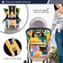 PaChyLuu Backpack, Sunset Diaper Bag Multifunction Travel Bag for Moms Dads, Baby Changing Bag with Insulted Pockets