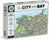 Galison Sean C. Jackson's City by The Bay - 1000 Piece Maze Puzzle from Galison - Complete The Puzzle to Find 65+