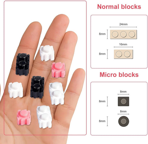 7100 Set 3D Schnauzer Dog Piece Micro Building Blocks for Teens & Adults Advanced Construction Kit, STEM Fine-Motor