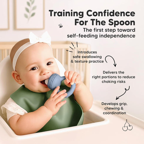2pk 6-12 Frozen KeaBabies Baby Fruit Feeder - Silicone Baby Food Feeder for Babies Months, Breast Milk Popsicle