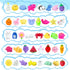 Waraoko 40 Pack 8-12 4-8 Mochi Squishies Toy, Mini Kawaii Animals Squishy Party Favors for Kids Small Toys fidget