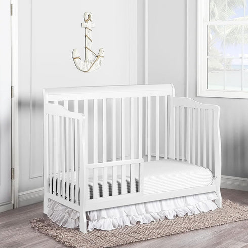 Salcod Toddler Crib Guardrail Compatible with Dream On Me Convertible Crib, Crib Rail for Prevent Toddler from Rolling
