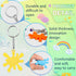 Paint Splatter Keychains, Art Party Favors and Decorations for Kids Adults Back to School Gifts