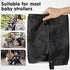 TOYANDONA Stroller Storage Bag Versatile Organizer for Diapers Towels Shopping Items Bottom Basket Replacement
