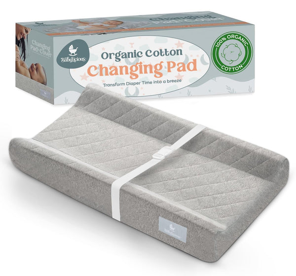Contoured Baby Changing Pad Waterproof & Breathable Diaper Changing Pad | Removable