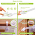 Matenf Child Proof Cabinet Locks, 4 Packs Baby Safety Latches for Drawers and Refrigerators, Easy to Use