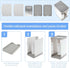 Tcwhniev 1700ml 8.1 6.5 4.7 Freeze Organizer for Breast Milk Storage Bags, Breast Milk Freezer Storage Organizer