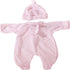 Gotz 2-pc Pink Print Knit Sleep 'n Play Outfit for 12"-13" Baby
