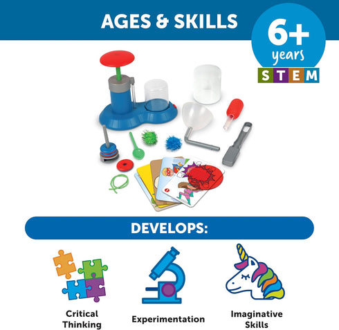6+,21 Learning Resources STEM Explorers Superhero Science!, Critical Thinking, Experiments for Kids, Magnets for Boys