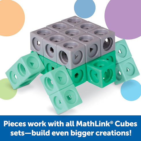 MathLink Cubes Kindergarten Math Activity Set, Sea Adventures!, 115 Pieces, PreK Manipulatives, Age 5+