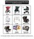 Stroller Mesh Shade Net Cover, Baby Car Seat Carrier Shade, Ventilated and See Through