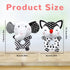 Baby Rattles 0-6 Months, Newborn Toys, Black & White High Contrast Plush Stuffed Toys for 0-12 Months Girl Boy