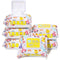 HAPPY BUM - 180 Count Saline Baby Wipes, Unscented, 7.4 x 7.2