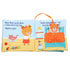 Teddy Bear Baby Book Activity Quiet Cloth Soft Books for Babies, Tummy Time Mirror Toy Gifts for Boys Girls, Goodnight