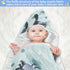 Pigsaly 30 30 Cute Mallard Ducks Hooded Baby Towel Farmhouse Animals Baby Bath Towel Unisex Toddlers Hooded Towels