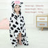 MICHLEY Baby Hooded Swaddling Blanket for Boys Girls, Animal Face Toddler Fall Winter Throw Blankets 0-3 Years(Cow)