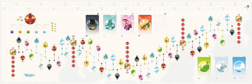 Tokaido: 10th Anniversary Edition Base Game - Exploration & Travel Adventure Board Game Set in Japan, Ages 8+, 2-5