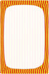 Pigsaly 27x39 Inch Crib Sheets Red Yellow Vertical Stripes Baby Sheet for Standard Crib Mattress Boys Girls Toddler Bed