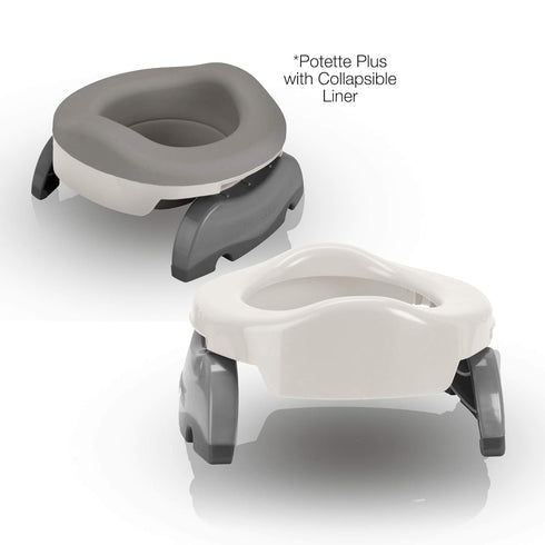Pack: 2in1 Potette Plus Potty Value Kalencom Potette Plus Portable Potty and Reusable Collapsible Liner for Home Use
