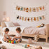 CERETIA 80" 2-Pack 20 Cotton Hanging Storage Chain For Stuffed Animals Storage with Metal Clips, Stuffed Animal