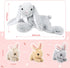 Large Bunny Stuffed Animal 24" - 4Pcs Plush Toy Gifts for Kids, Cuddly Mommy Bunny with 3 Small Bunnies