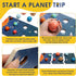 MOHLTIAPD SystemMontessori Wooden Solar System Model BoardKids Solar Planet Toys,Educational Planets Balls,Preschool