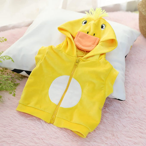 Reborn Baby Dolls Clothes Yellow Duck 5pcs Set for 17-22 Inch Newborn Baby Doll Girl & Boy Clothing Sets