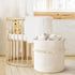 17'' 16'' CherryNow Extra Large Woven Storage Baskets x Cotton Rope Decorative Hamper for Magazine, Toys, Blankets