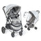 Universal Clear Stroller Rain Cover, No-Zip Waterproof Stroller Cover - Food Grade