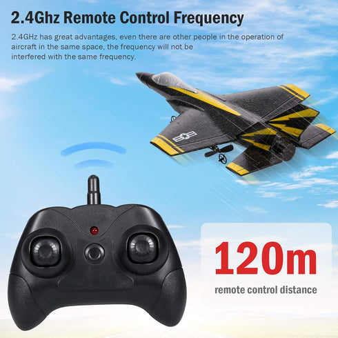 FX635 2 2.4Ghz 3 GoolRC RC Airplane, Channel RC Plane, Remote Control Airplane, Ready to Fly Foam Glider with Axis