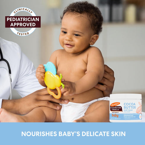 3.5 Oz, 48Hr Palmer's Baby Balm, Cocoa Butter Formula Hydrating Baby Cream, Nourishing Dry Skin, Eczema, Cradle Cap