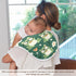 tplaotee 22x11in Green Cute Frogs Glasses Spring Cotton Muslin Cotton Burp Cloths Easy Care Baby wash Cloth for Babies