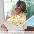 tplaotee 22x11in Cute Cartoon Yellow Bananas Cotton Burp Cloths Baby Soft and Absorbent? Burp Rags for Unisex Newborns