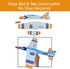 Wooden Airplane Kits Set | Balsa Wood and Styrofoam Airplane Toys | 2 Rubberband Powered Planes, 2 Glider Planes, 6