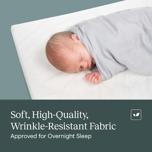 100% (Pack 2) Guava Family Travel Crib Sheet | Cotton Fitted Sheet, Manufacturer-Approved Fit | Soft, Breathable Crib