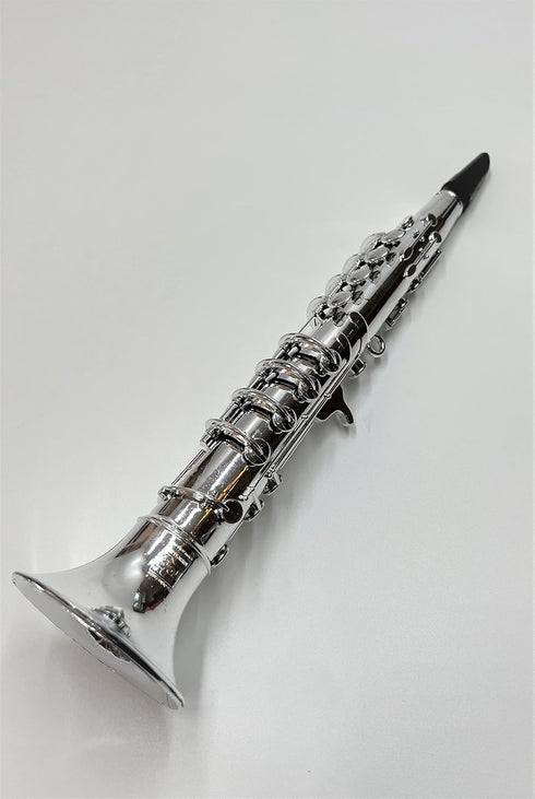3+ My First Toy Clarinet for Kids in Silver Finish with Standard Keys is a Great Learning Kid Toy Instrument
