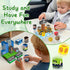 100 Set, Playset PCS Kids Magnetic Building Blocks, Police Station and Pirate Ship Theme, Educational Construction Toy