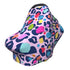 Schgap Rainbow Leopard Car Seat Covers for Baby, Nursing Cover Breastfeeding Baby Carrier