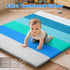 TODIBY Foam Baby Play Mat: PU Leather Waterproof Kids Playmat - Trifold Floor Mat - Large Play Mat for Playpen Thick