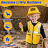 Fantspati Set, Set 3 4 5 6 7 Construction Worker Role Play Costume Dress-Up Costume Kids Construction Tool Toddler