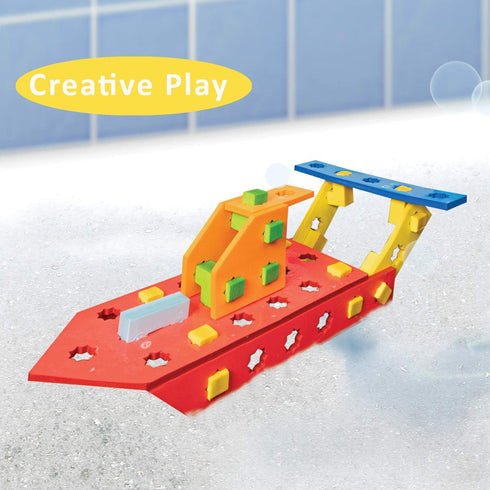 Set Sets BathBlocks STEM Floating Construction Bath Construction Toys Bath Building Toys Bath Building Toys Bath