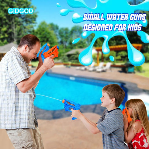 Water Gun for Kids, 2Pack Soaker Squirt Shooter Gun Toys for Pool Party Beach Fun for Boys & Girls